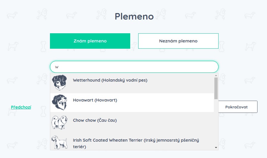 Haffit výber granúl – plemeno psa